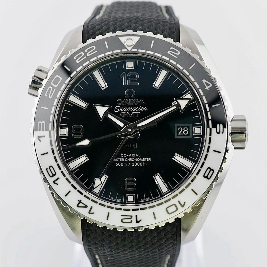 OMEGA Seamaster Planet Ocean GMT 43.5mm OREO Auto 600m Black Dial Full Set,Cards