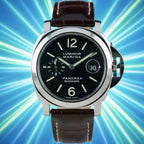 Panerai Luminor Marina PAM00104 Black Dial 44mm FULL SET Triple Box 3 OEM Straps