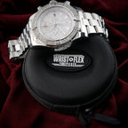 Breitling Super Avenger A13370 | White Dial | 48mm Diamond Bezel | Box & WFT Ext