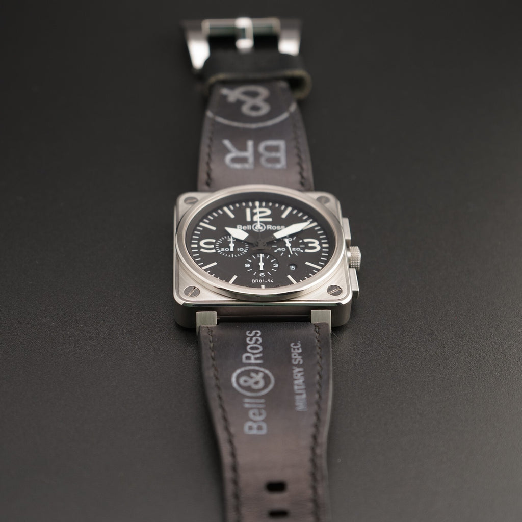 Bell＆Ross Aviation BR01-94 Chronograph Date Dial Automatic Men's- Fully Serviced