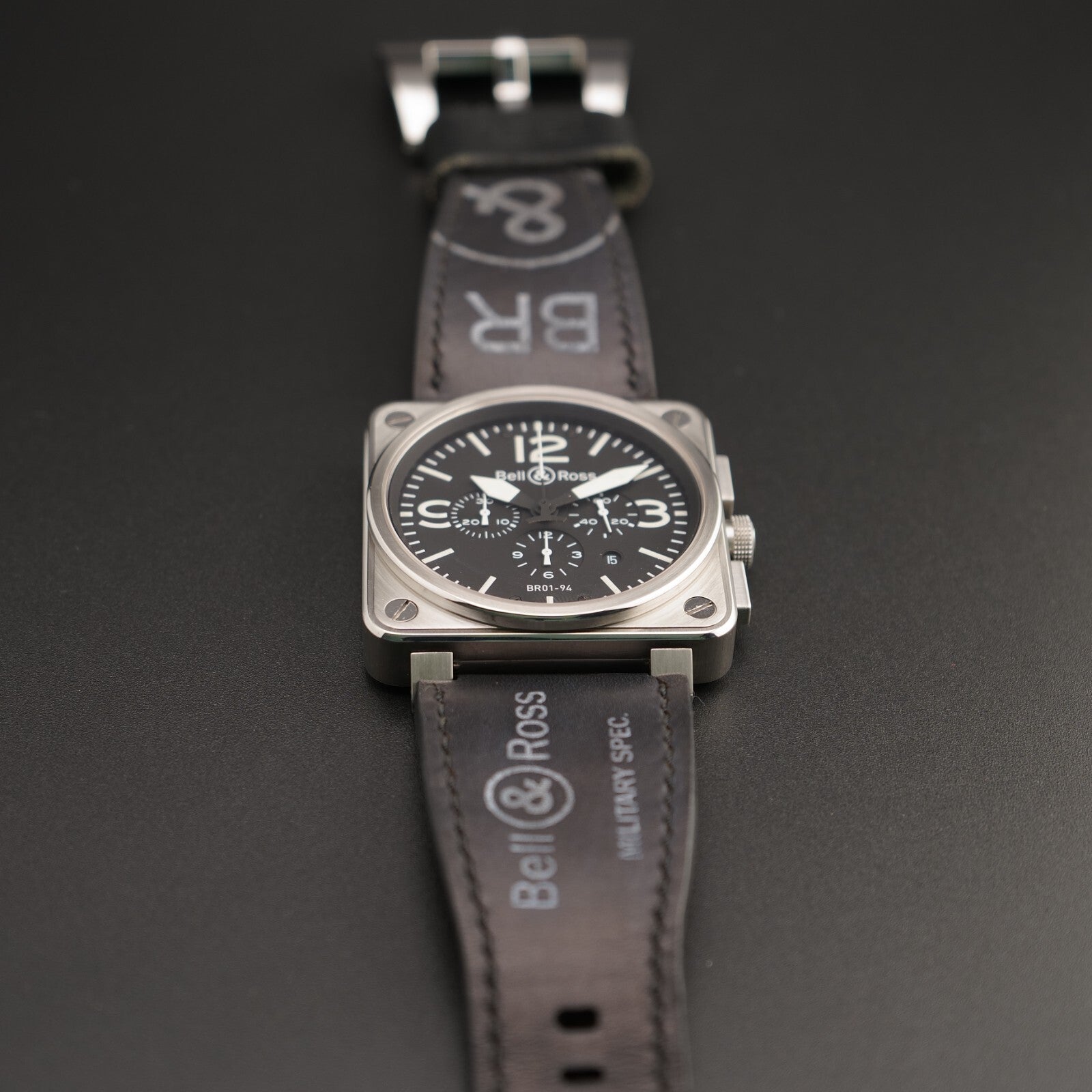 Bell＆Ross Aviation BR01-94 Chronograph Date Dial Automatic Men's- Fully Serviced