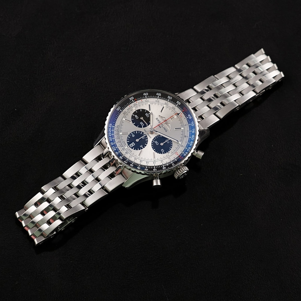 Breitling Navitimer B01 Chronograph 43mm AB0138 Silver Dial Steel Bracelet
