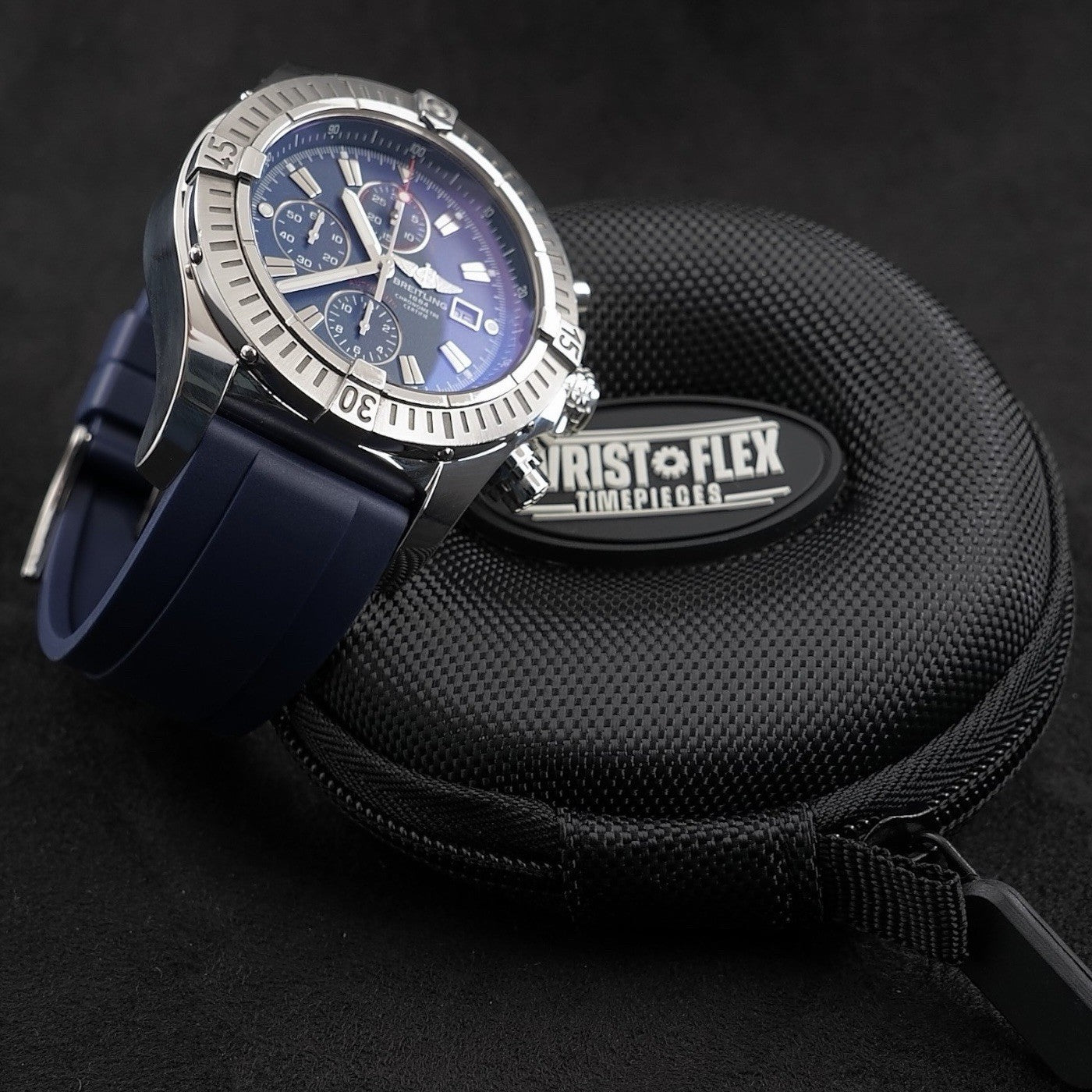 Breitling Super Avenger 48mm, A13370 -Steel Bracelet | Blue Dial | Extra Strap