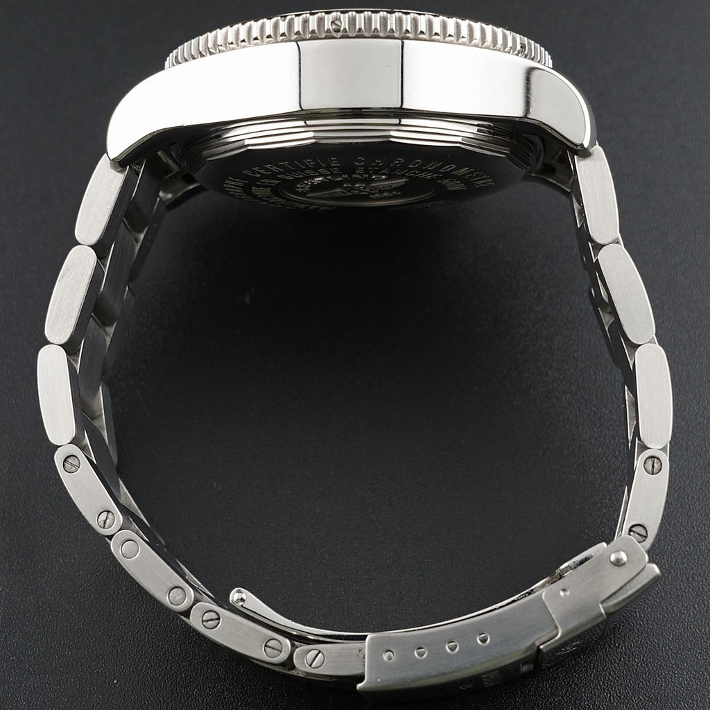 Breitling Superocean Chronograph A13341 Black/Blue Dial Steel Bracelet + Strap