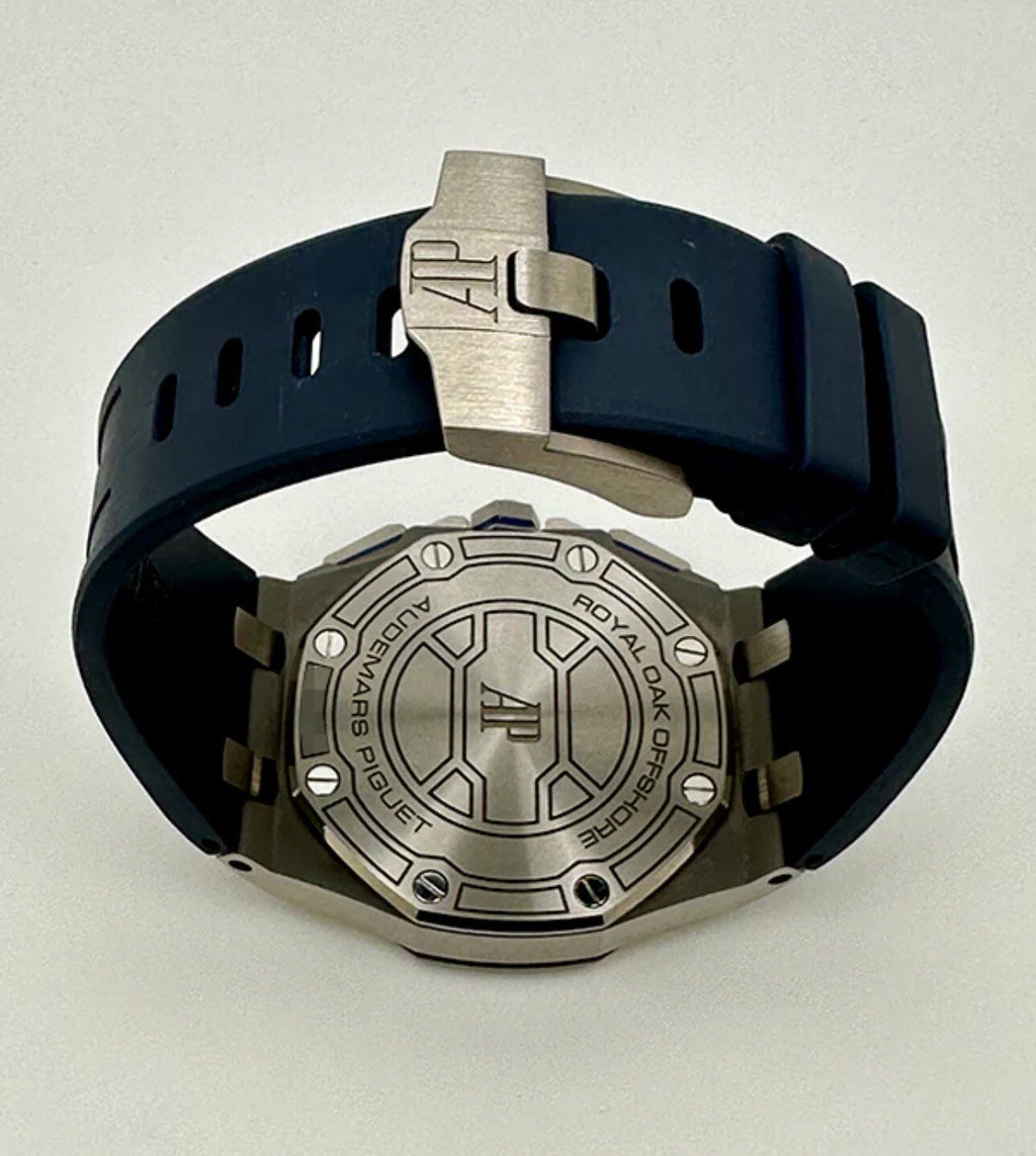Audemars Piguet Royal Oak Offshore Blue Men's Watch - 26480TI.OO.A027CA.01