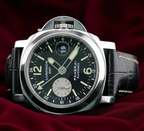 Panerai Luminor GMT PAM00088 - 44mm - Black Dial, Full Set & Card, Extra strap