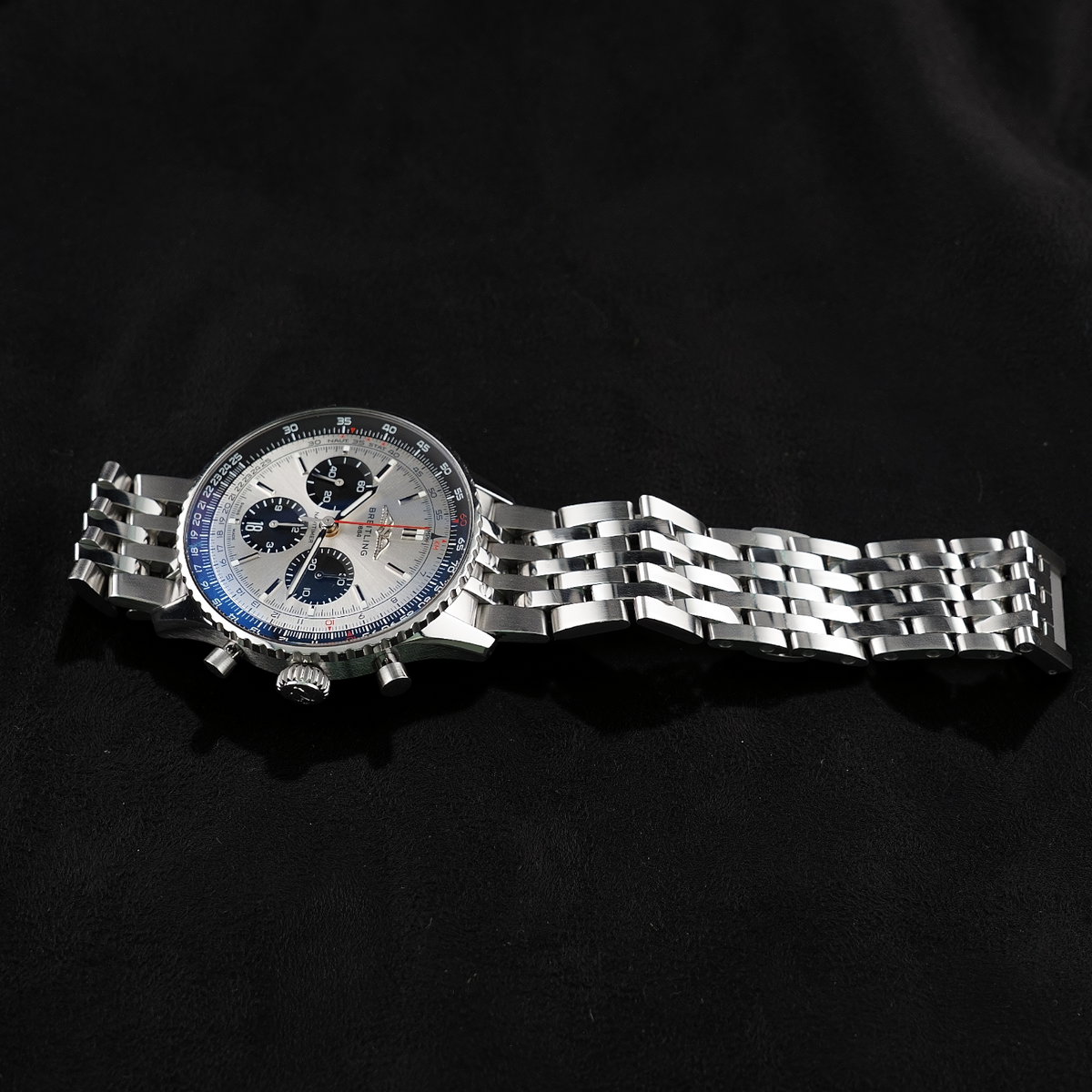 Breitling Navitimer B01 Chronograph 43mm AB0138 Silver Dial Steel Bracelet