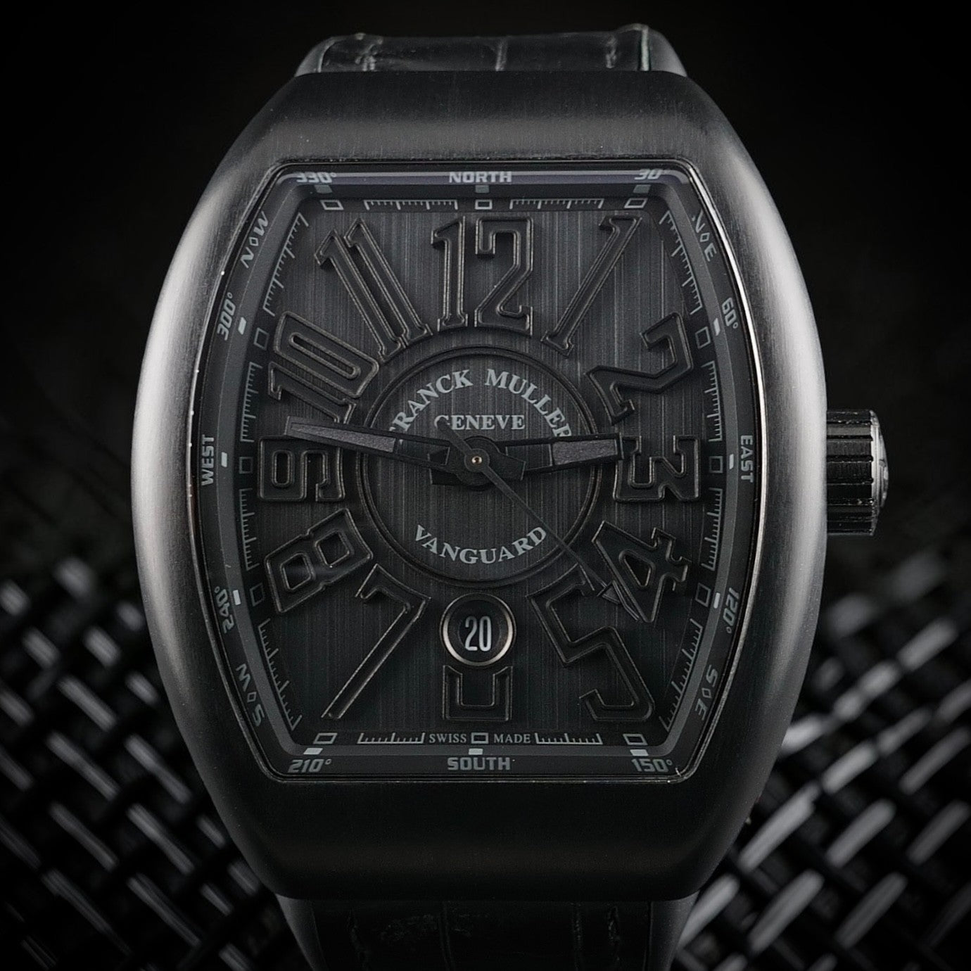 Franck Muller Vanguard V 45 SC DT TT NR BR NR  - FULL  BLACK OUT