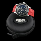 Breitling SuperOcean A17367 Automatic, 44mm, Black/Red Steel Braclet+Extra Strap