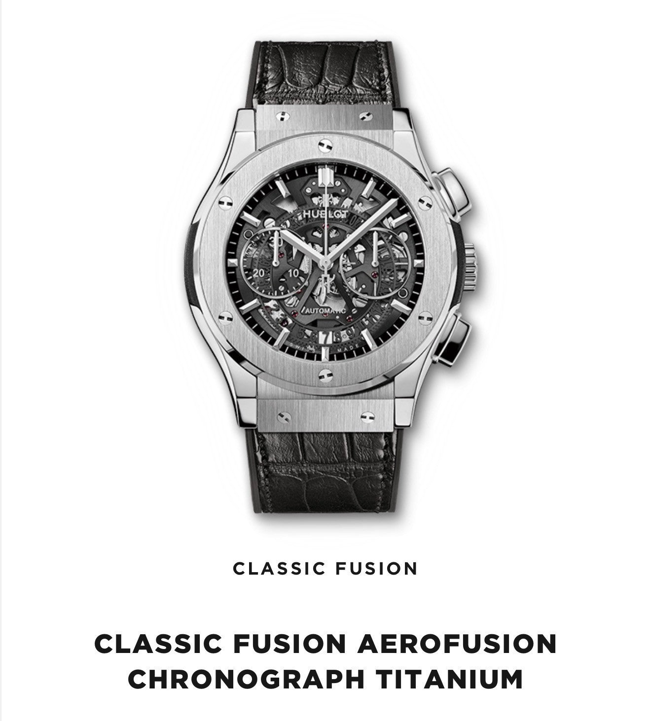 Hublot Classic Fusion Aerofusion Skeleton 525.NX.0170.LR -SET & Extra Strap