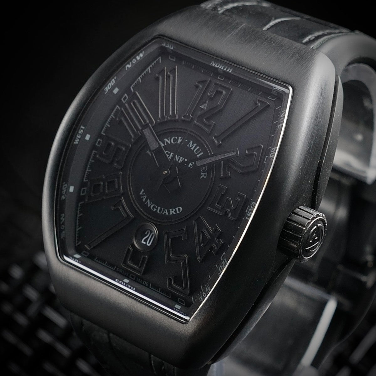 Franck Muller Vanguard V 45 SC DT TT NR BR NR  - FULL  BLACK OUT