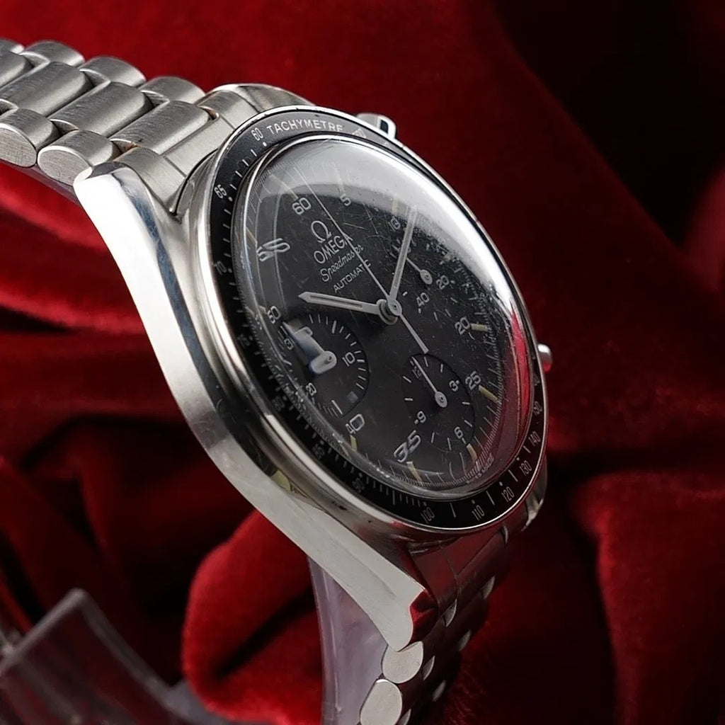 OMEGA Speedmaster Reduced Auto 39mm Black Dial 3510.50.00 Box & Cards Moon Watch
