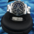 Breitling Superocean Chronograph A13341 Black/Blue Dial Steel Bracelet + Strap