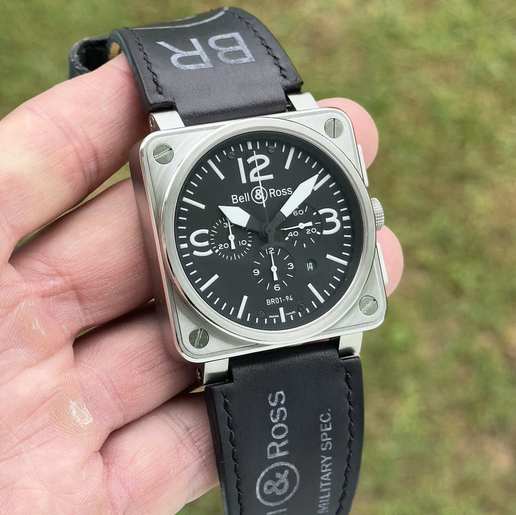 Bell＆Ross Aviation BR01-94 Chronograph Date Dial Automatic Men's- Fully Serviced