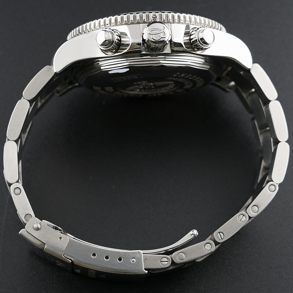Breitling Superocean Chronograph A13341 Black/Blue Dial Steel Bracelet + Strap