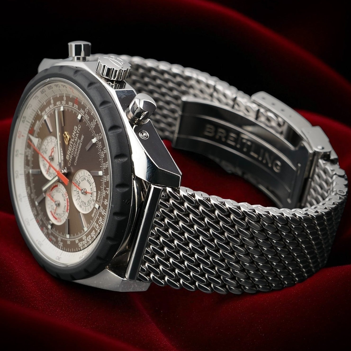 Breitling Chrono-Matic 1461 A19360 – Full Set Moonphase + Extra OEM Strap