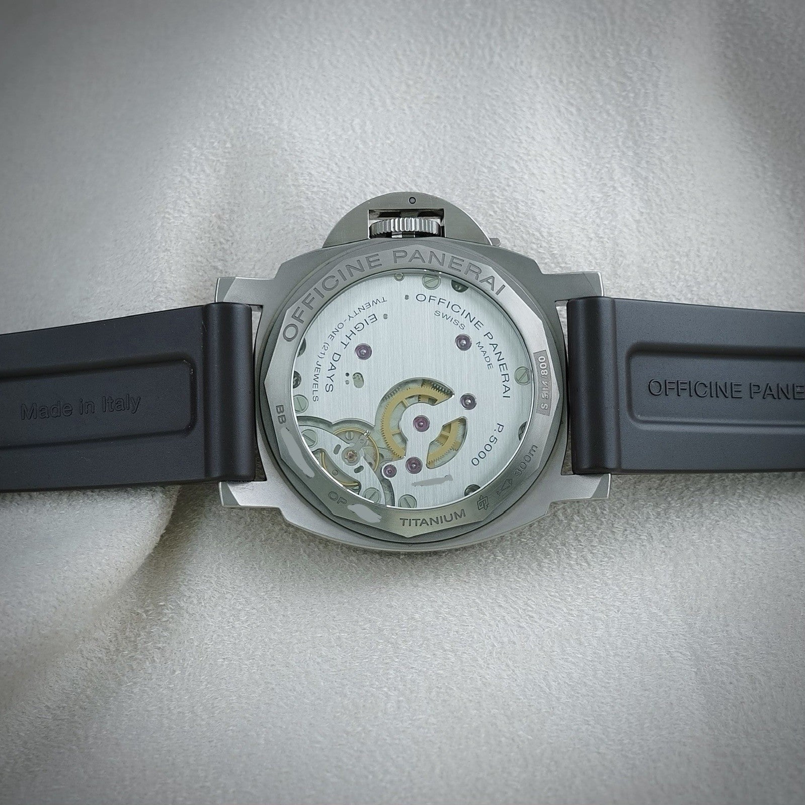 Panerai Luminor Marina PAM00564 Brown Dial 8 Days Full Set Box Papers Two Straps