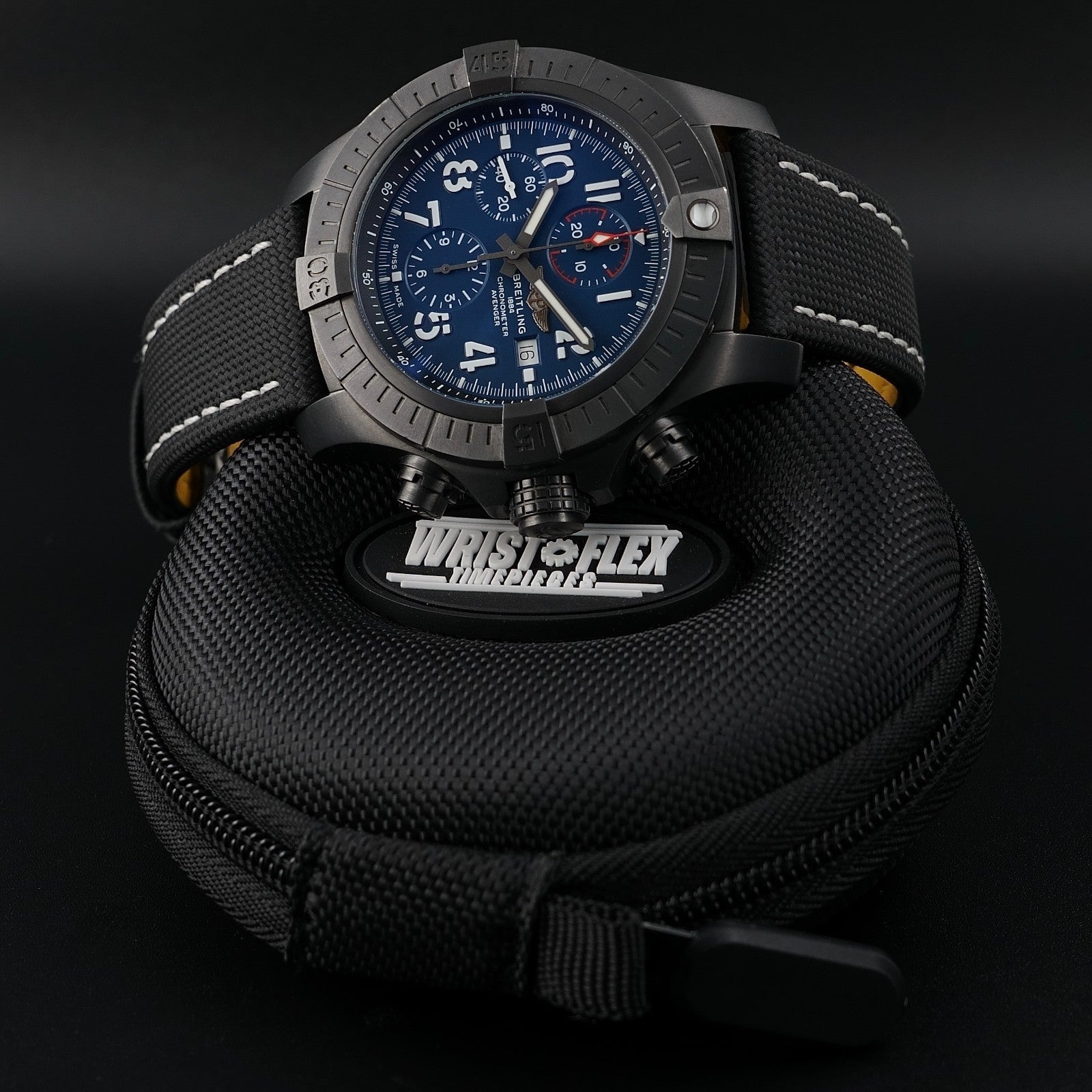 Breitling Super Avenger V13375 Night Mission Titanium 48mm Chrono MINT CONDITION