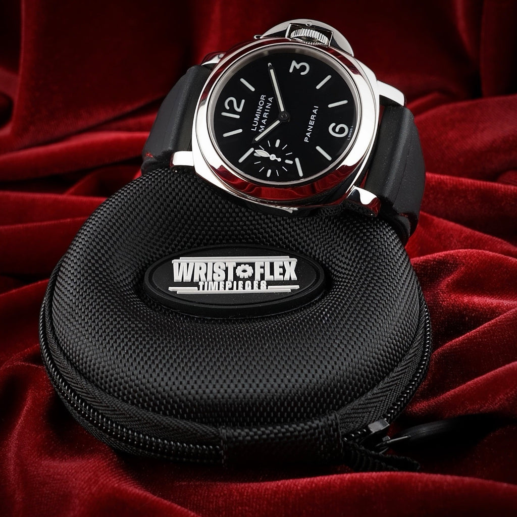 Panerai Luminor PAM00111 Black Dial 44mm -3 Straps Rubber & Leather, Box & Books