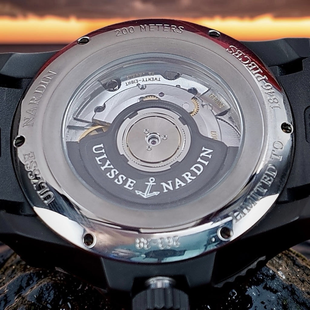 Ulysse Nardin Maxi Marine Diver Black Sea 263-38LE 43mm Limited Edition Box&Book