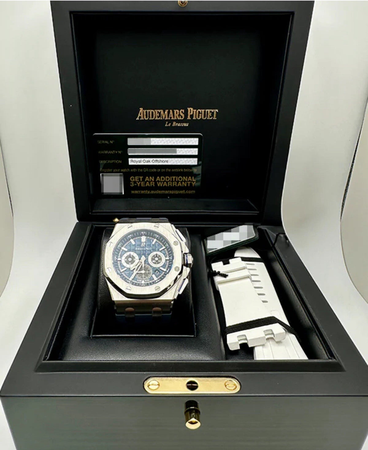 Audemars Piguet Royal Oak Offshore Blue Men's Watch - 26480TI.OO.A027CA.01