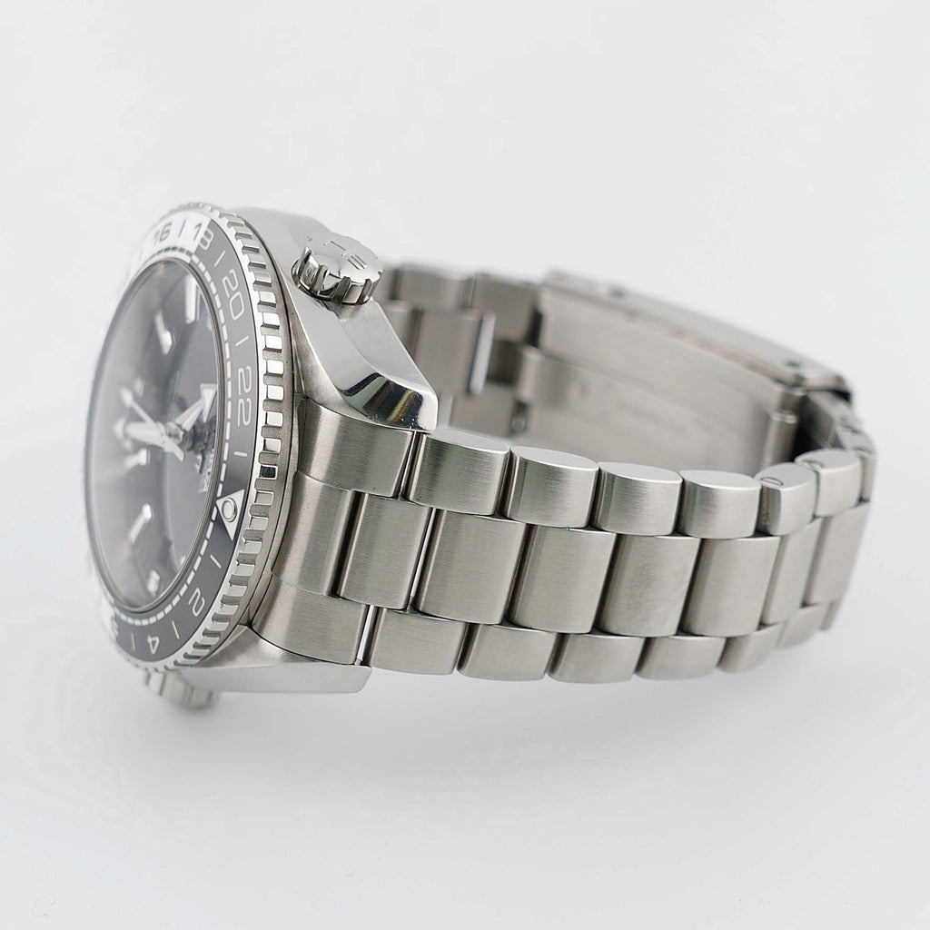 OMEGA Seamaster Planet Ocean GMT 43.5mm OREO Auto 600m Black Dial Full Set,Cards