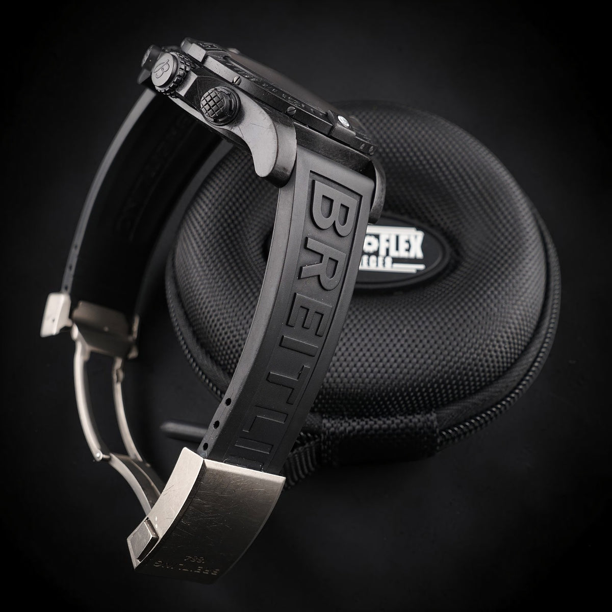 Breitling Avenger Hurricane 50mm Black 24H Dial Complete Set - Military XB1210