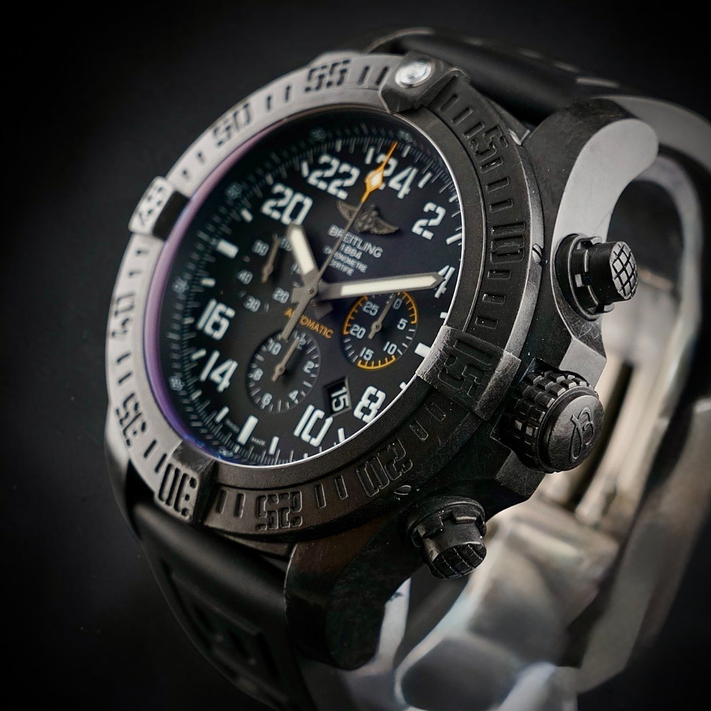 Breitling Avenger Hurricane 50mm Black 24H Dial Complete Set - Military XB1210