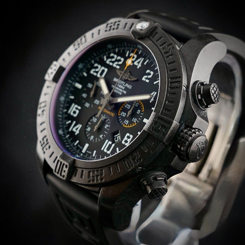 Breitling Avenger Hurricane 50mm Black 24H Dial Complete Set - Military XB1210