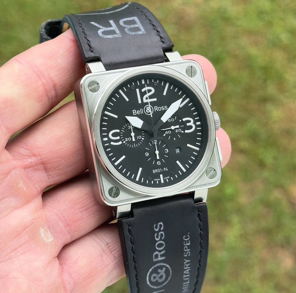 Bell＆Ross Aviation BR01-94 Chronograph Date Dial Automatic Men's- Fully Serviced
