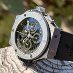 Hublot Big Bang Aero Bang 44mm TUNGSTEN Limited 310.KX.1140.RX Skeleton Chrono