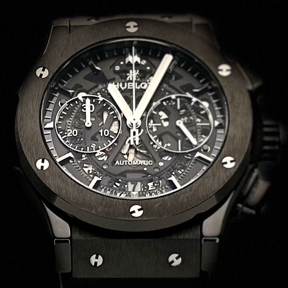 HUBLOT Classic Fusion Aero Chronograph Black Magic Ref.525.CM.0170.RX