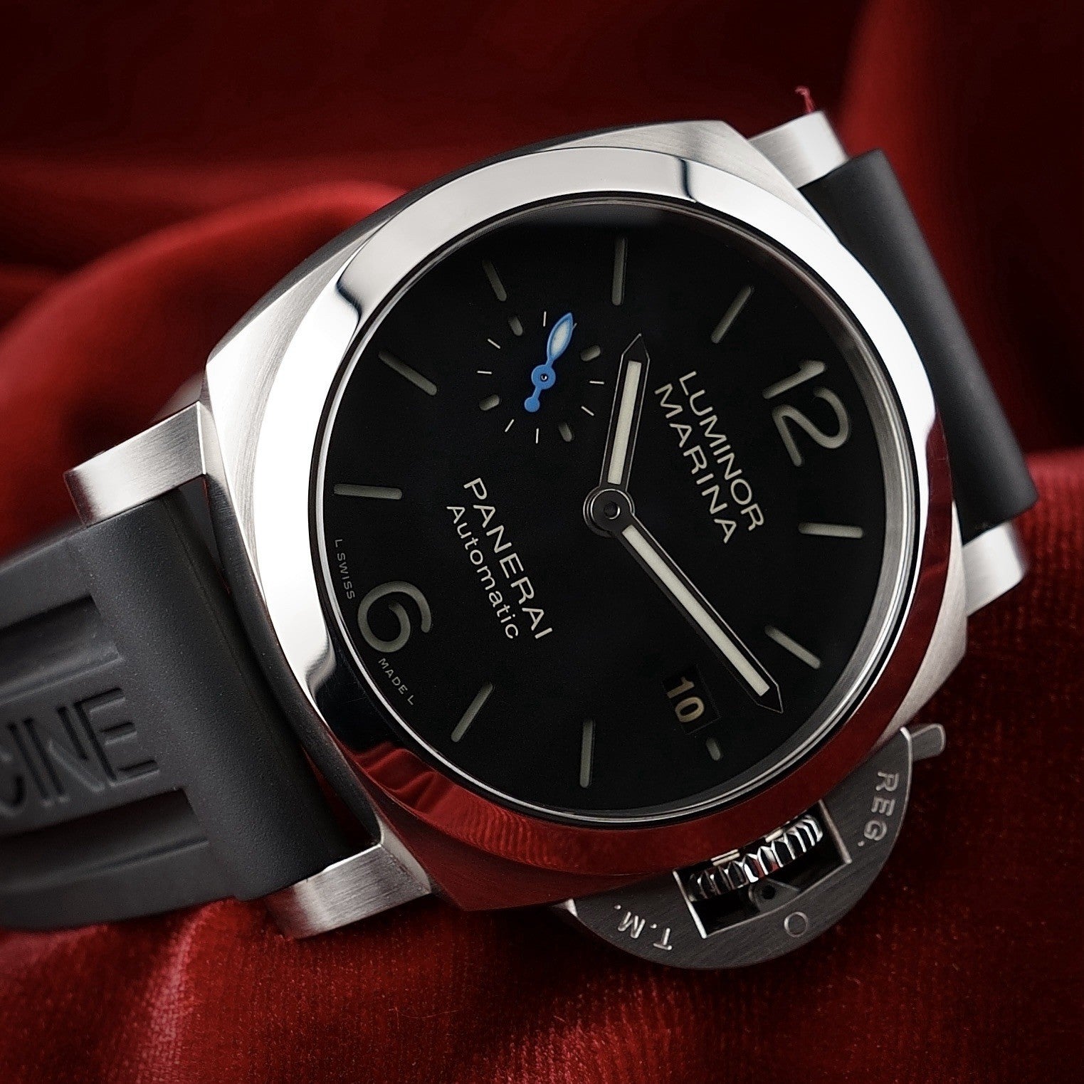 Panerai Luminor Marina Quaranta PAM01272 40mm, Full Set, 2 Straps, 3yr Warranty