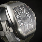 Franck Muller Vanguard TT BR NR V 45 SC DR - Titanium Case - Grey Dial 45mm