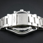 Breitling Superocean Chronograph A13341 Black/Blue Dial Steel Bracelet + Strap