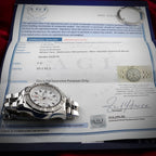 Breitling Super Avenger A13370 | White Dial | 48mm Diamond Bezel | Box & WFT Ext