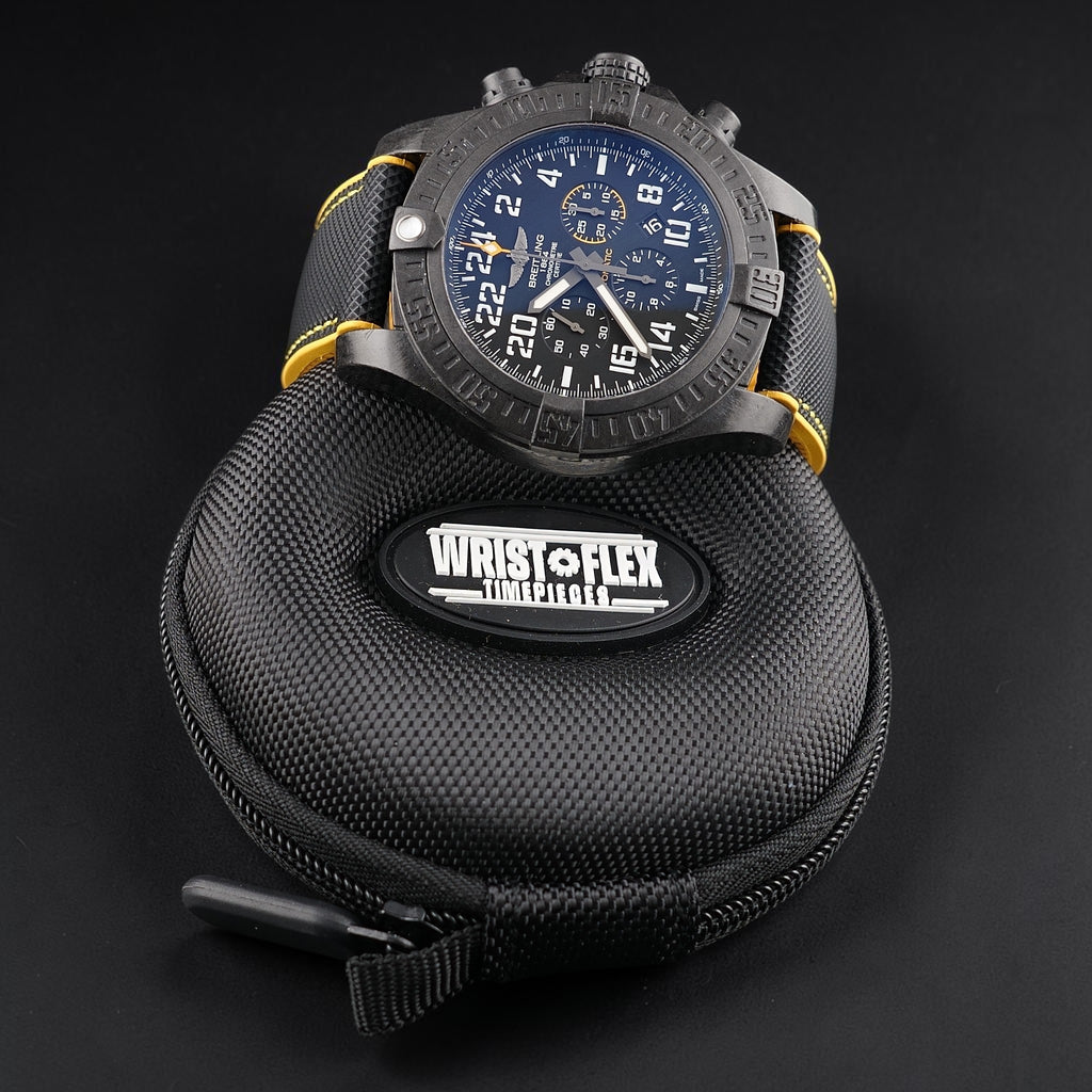Breitling Avenger Hurricane 50mm Black 24H Dial Complete Set - Military XB1210