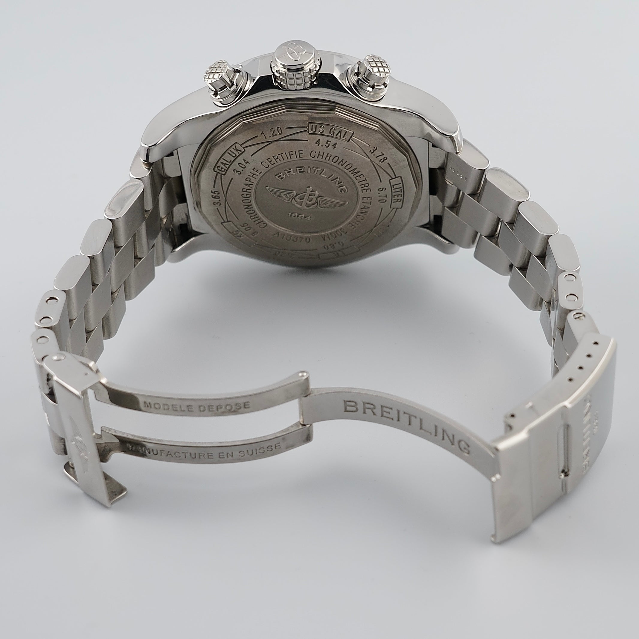 Breitling Super Avenger 48mm, A13370 -Steel Bracelet | Blue Dial | Extra Strap