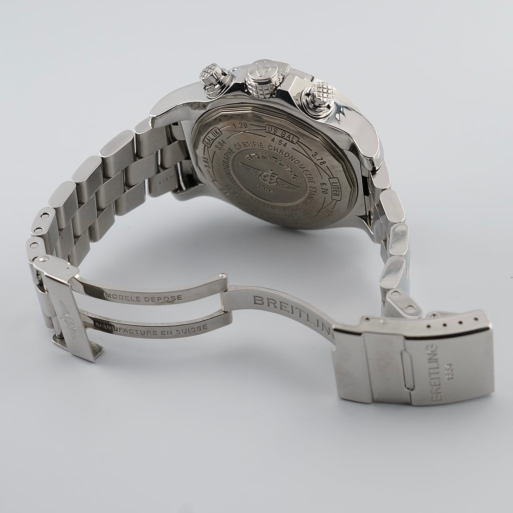Breitling Super Avenger 48mm, A13370 -Steel Bracelet | Blue Dial | Extra Strap