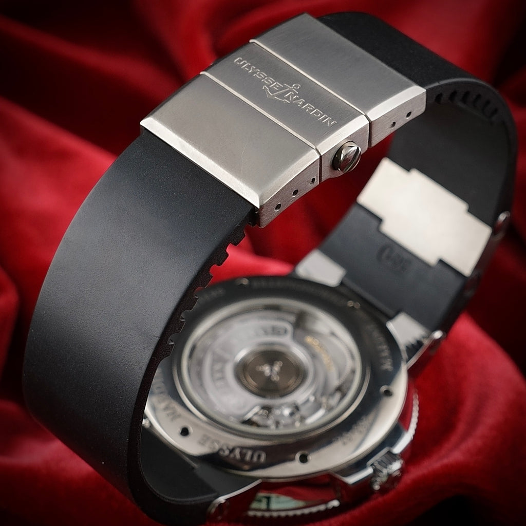 Ulysse Nardin Marine Maxi Chronometer Stainless Steel Black Dial 43mm 263-67