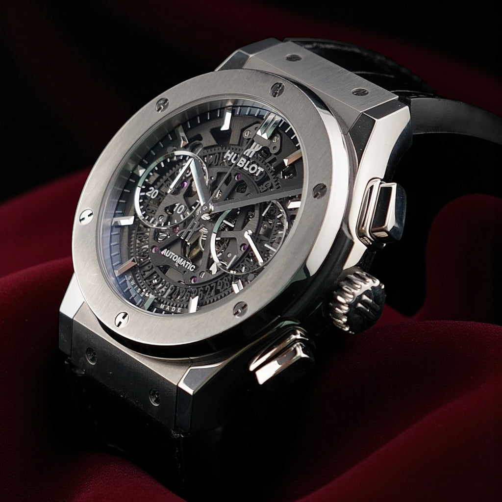 Hublot Classic Fusion Aerofusion Skeleton 45mm –Ref. 525.NX.0170.LR - Box & Card