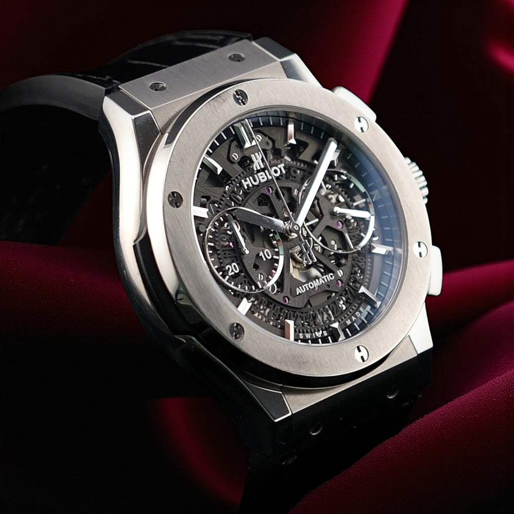 Hublot Classic Fusion Aerofusion Skeleton 45mm –Ref. 525.NX.0170.LR - Box & Card
