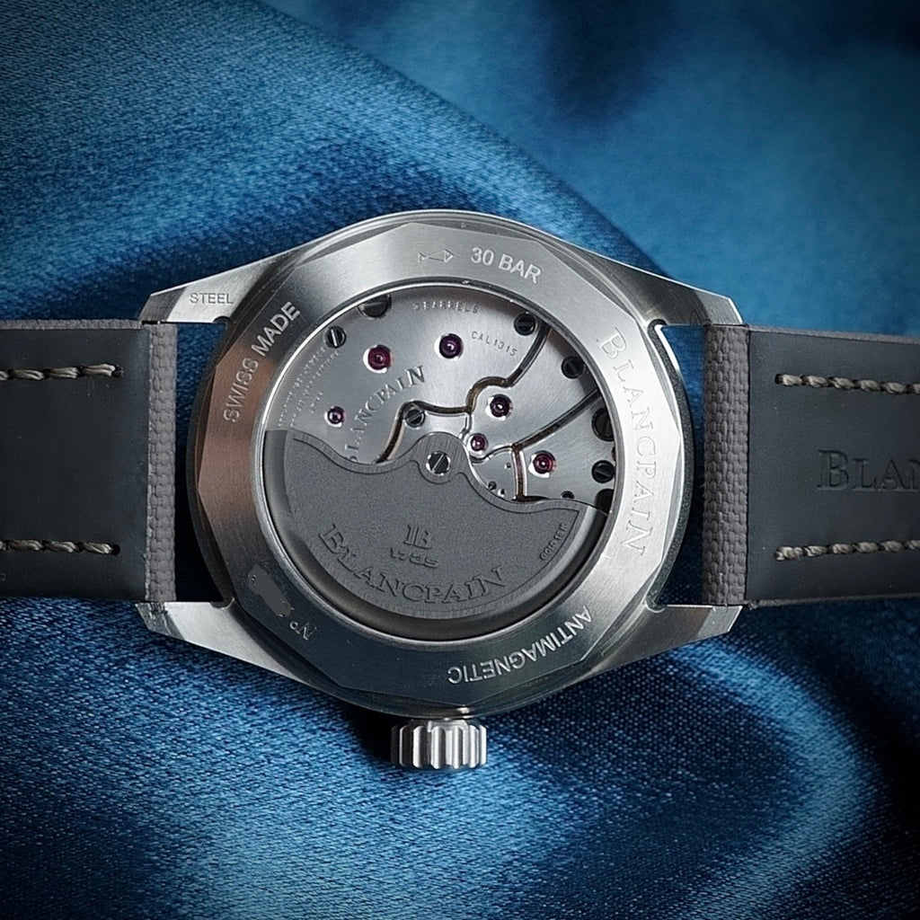 Blancpain Fifty Fathoms Bathyscaphe 5000-1110-K52A 43mm 2025 Full Set 2 Straps