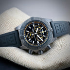 Breitling Avenger Seawolf Blacksteel Chron Limited Ed 1000 Pieces 45m 3 Straps