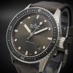 Blancpain Fifty Fathoms Bathyscaphe 5000-1110-K52A 43mm 2025 Full Set 2 Straps
