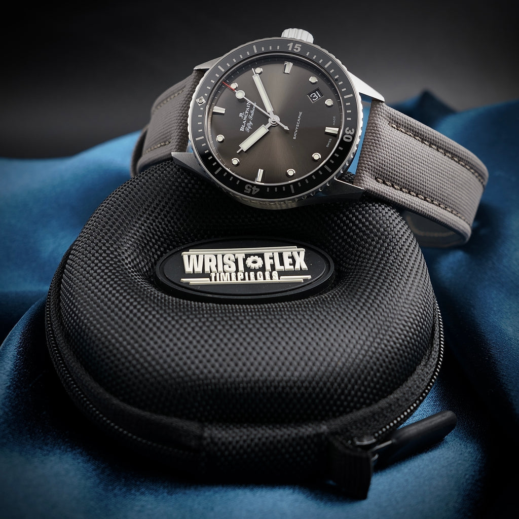 Blancpain Fifty Fathoms Bathyscaphe 5000-1110-K52A 43mm 2025 Full Set 2 Straps