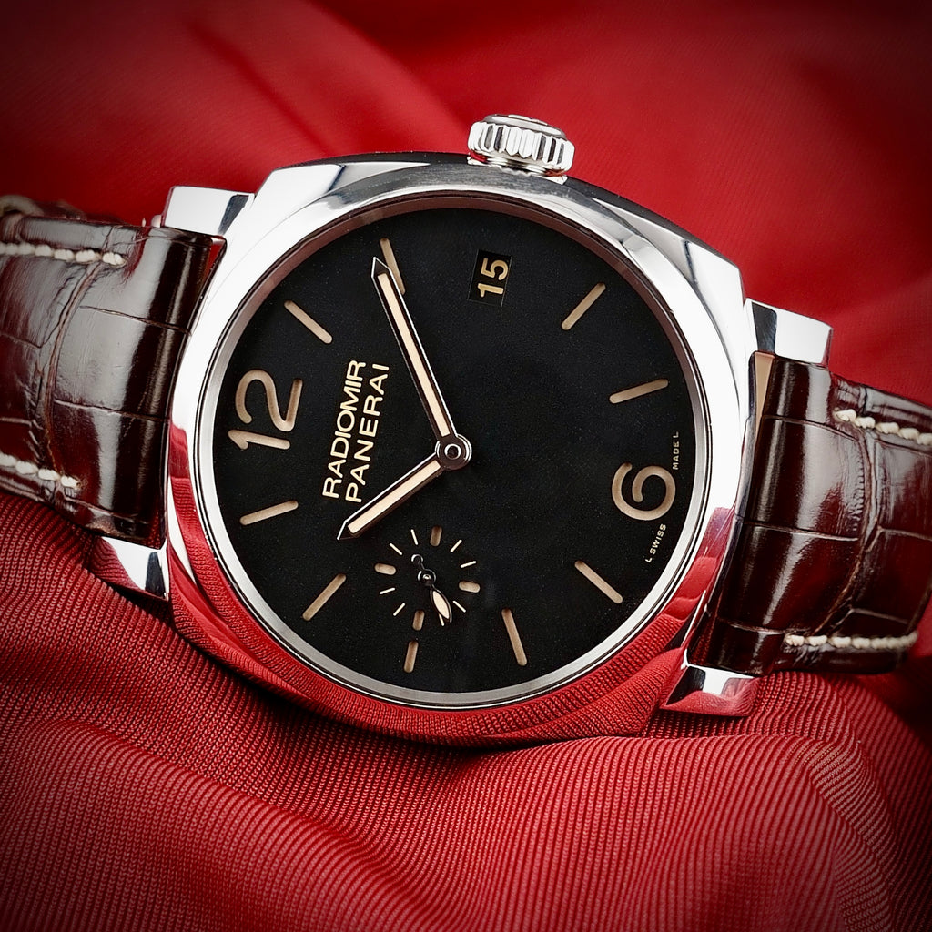 Panerai Radiomir 1940 3 Days Black Dial 47mm - PAM00514 - Extra Straps