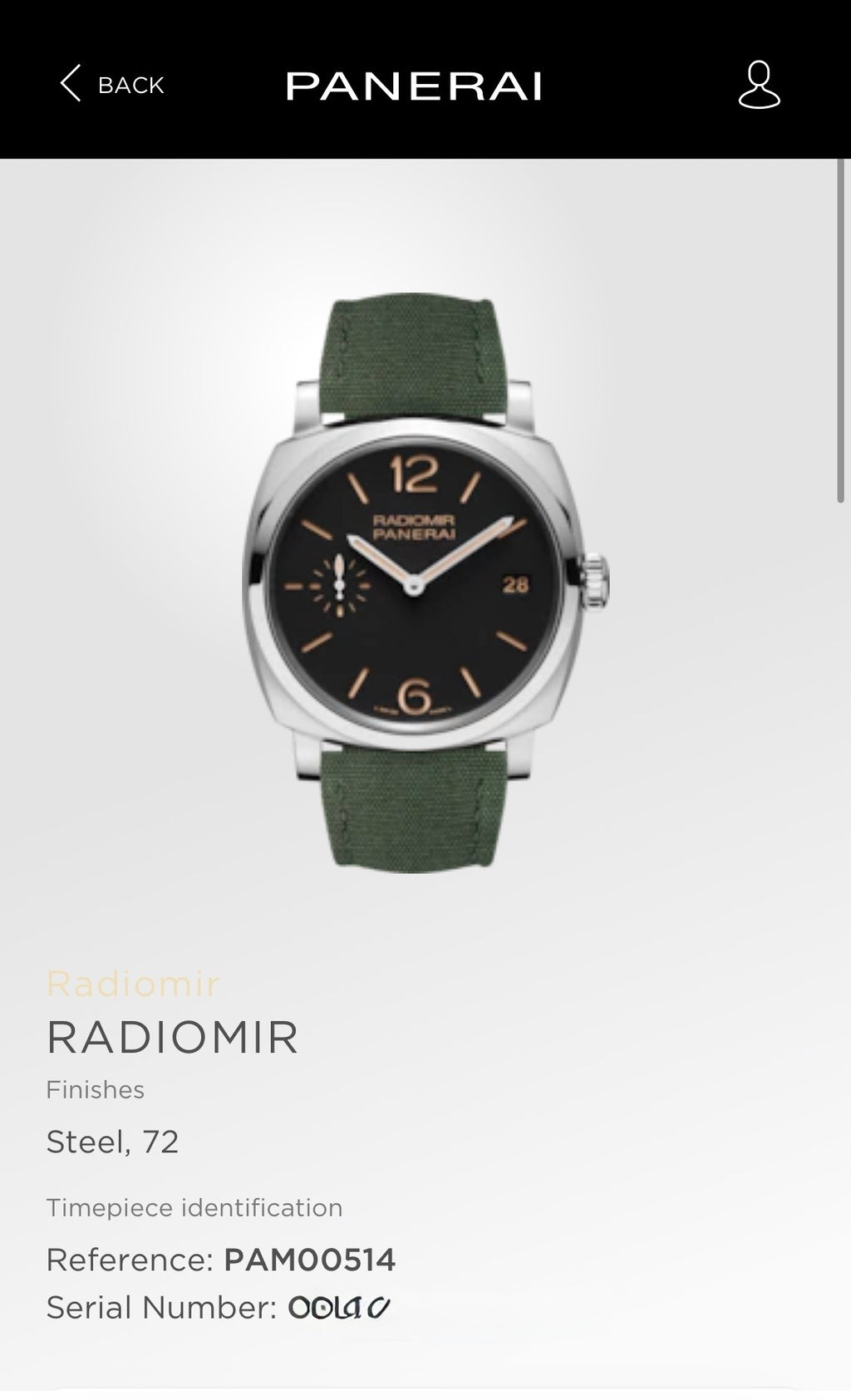 Panerai Radiomir 1940 3 Days Black Dial 47mm - PAM00514 - Extra Straps