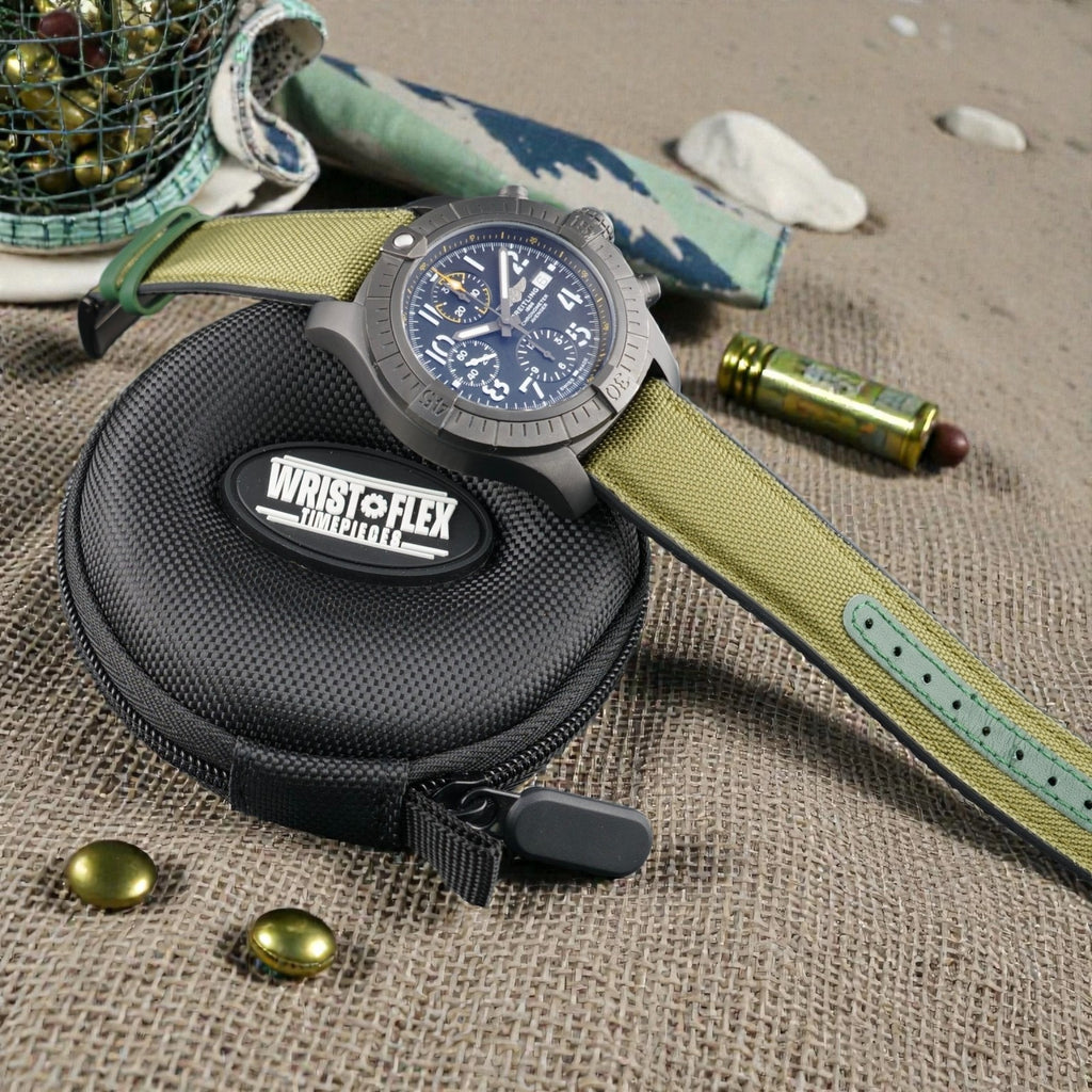Breitling Avenger Night Mission chronograph black dial