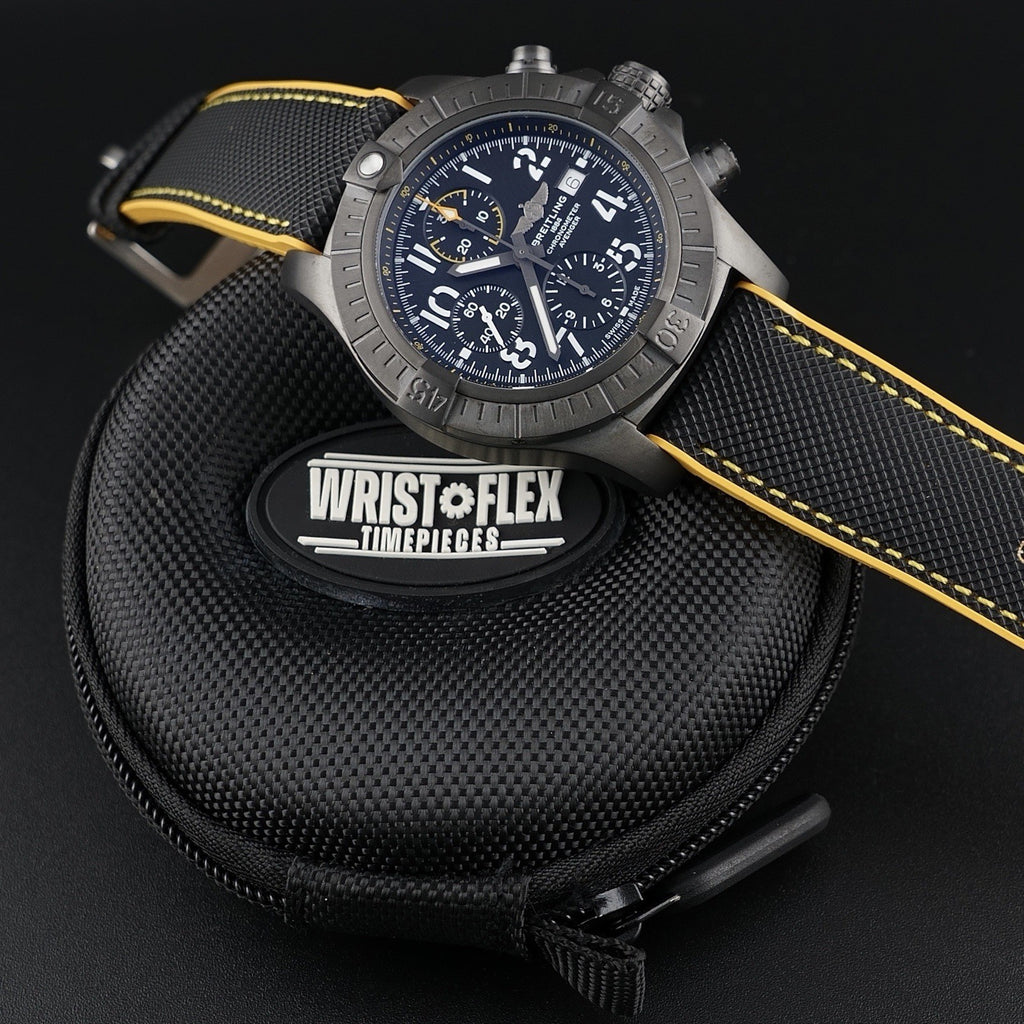 Breitling Avenger 45mm V13317 chronograph bezel detail